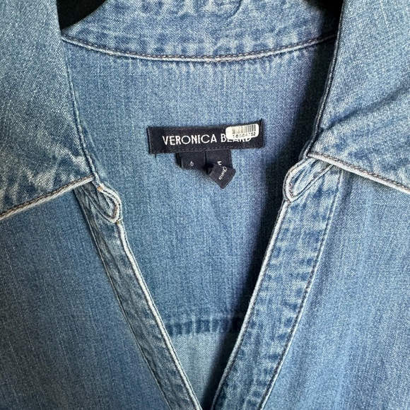 VERONICA BEARD Ruben Midi Denim Dress - Picture 5 of 5